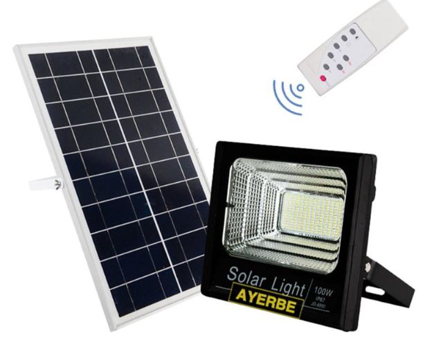 Foco Solar Led con mando a distancia 60 w