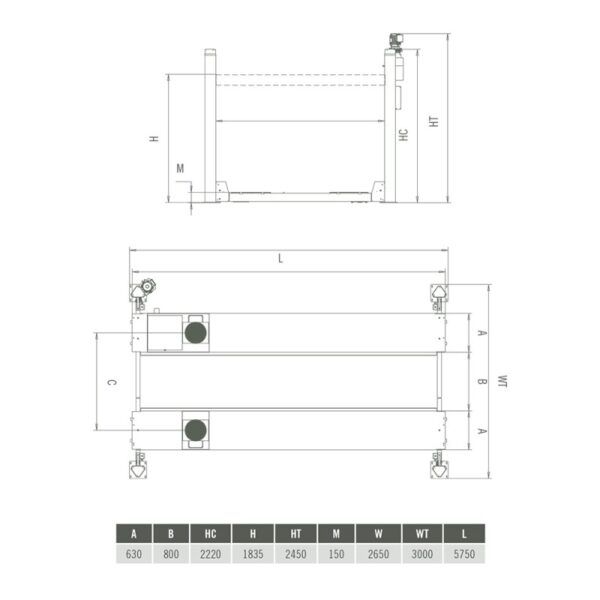 Elevador 4 Columnas 5000 kg 3 Elevador 4 Columnas 5000 kg - Imagen 3